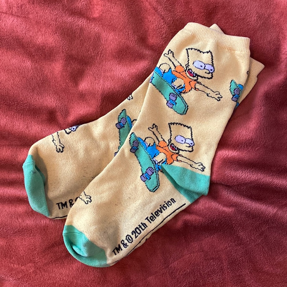 Bart Simpson socks